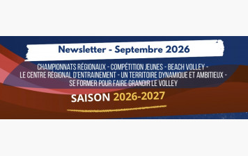 Newsletter septembre 2026