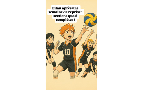 Bilan après une semaine de reprise